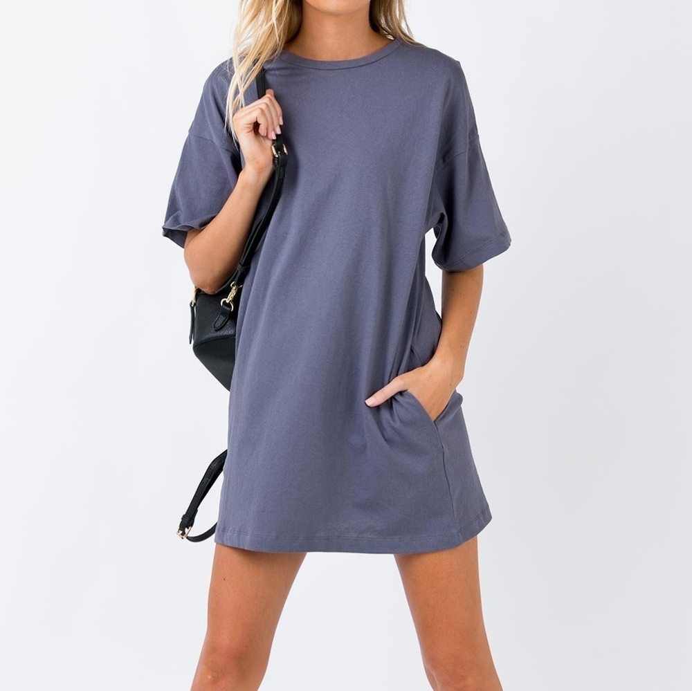 NWOT Ride or Die Mini Dress in Charcoal